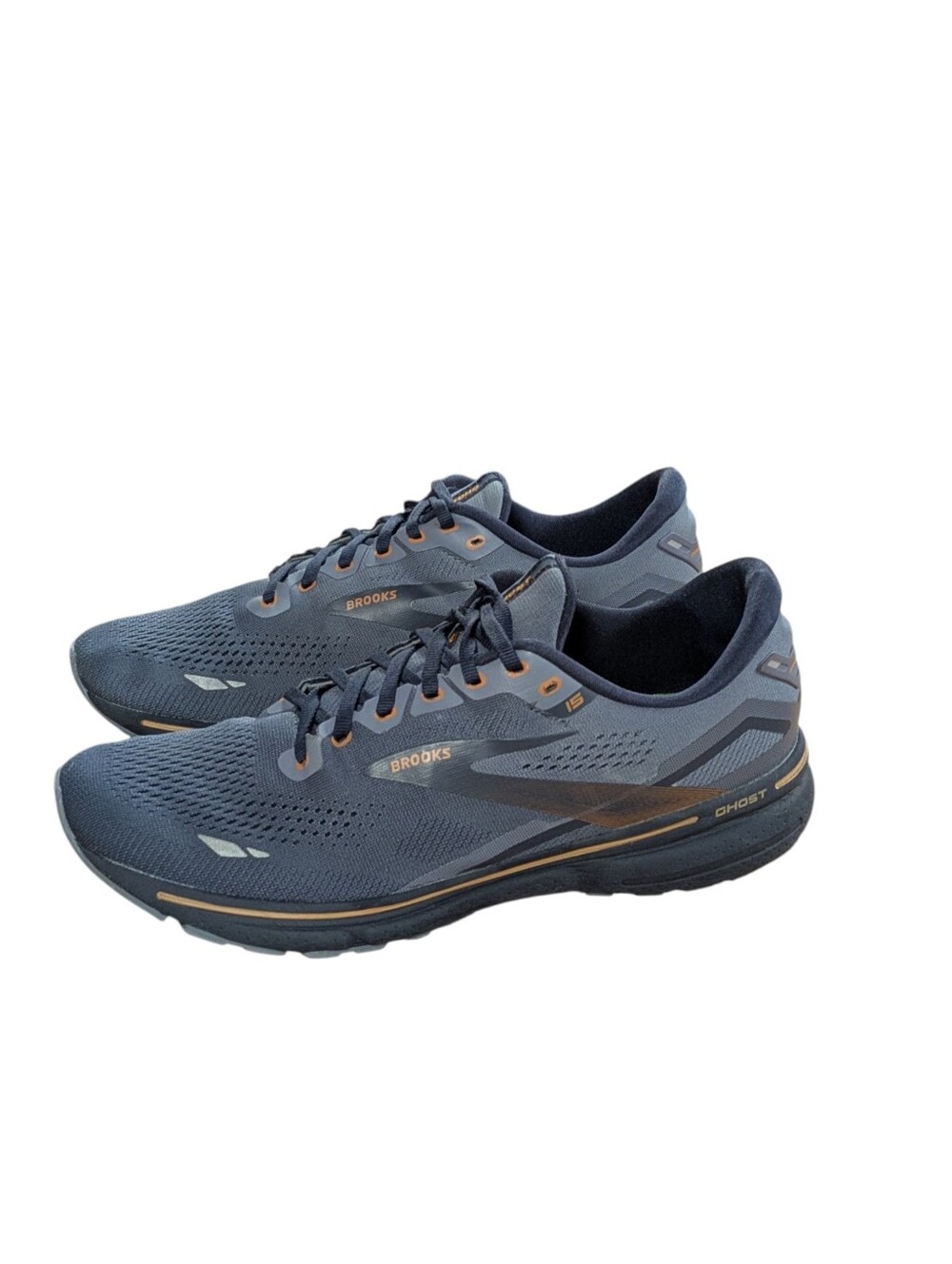 Brooks Ghost 15 Mens Running Sneakers Blue Size 12 - Picture 13 of 13